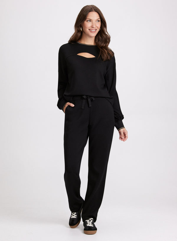 Laura Long Sleeve Cut-Out Top