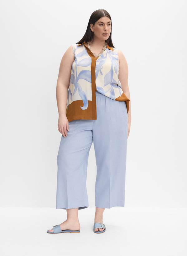 Laura Melanie Lyne - Floral Sleeveless Blouse