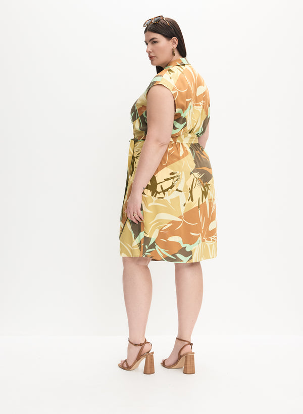 Laura Melanie Lyne - Leaf Print Dress