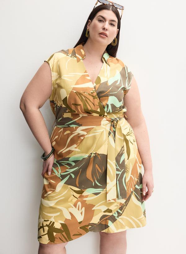 Laura Melanie Lyne - Leaf Print Dress