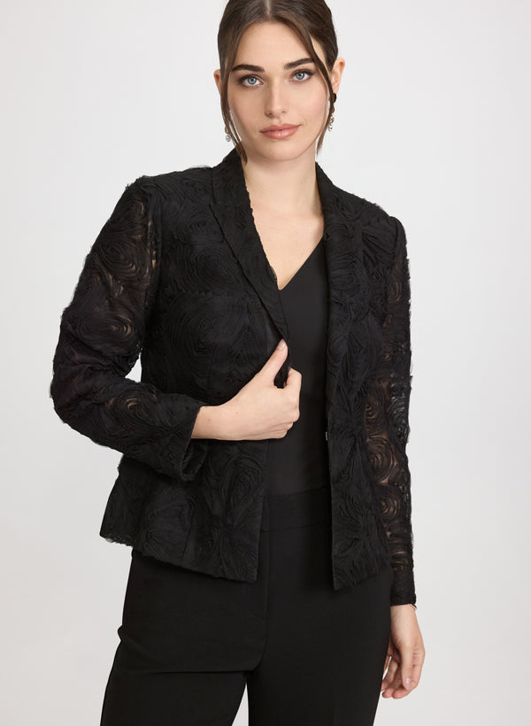 laura Mesh Applique Jacket