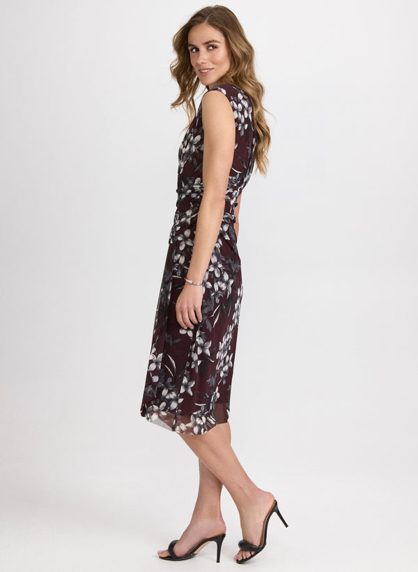 Laura Mesh Floral Dress