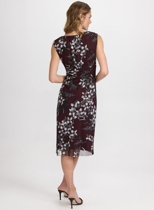 Laura Mesh Floral Dress