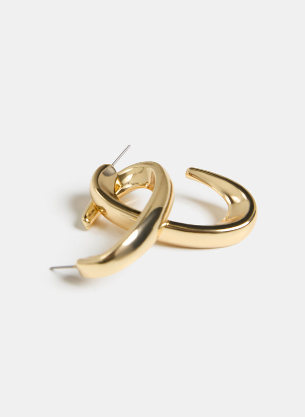 Laura Metal Hoop Earrings