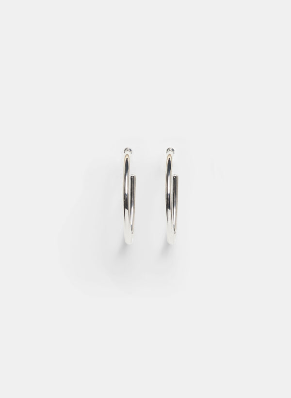 laura Metallic Hoop Earrings