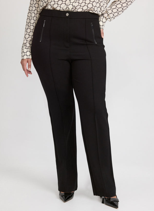 laura Mia Straight-Leg Pants