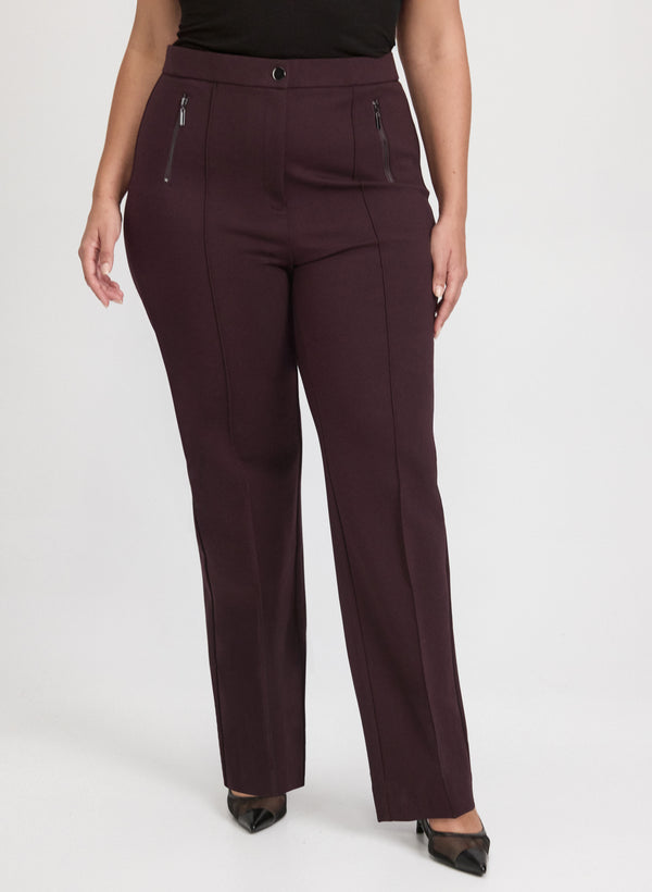 laura Mia Straight-Leg Pants