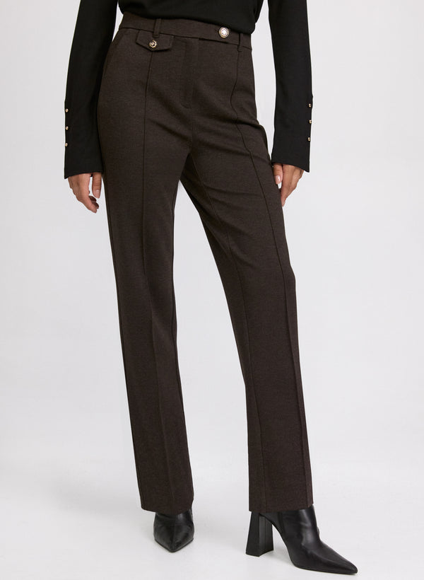 laura Mia Straight-Leg Pants