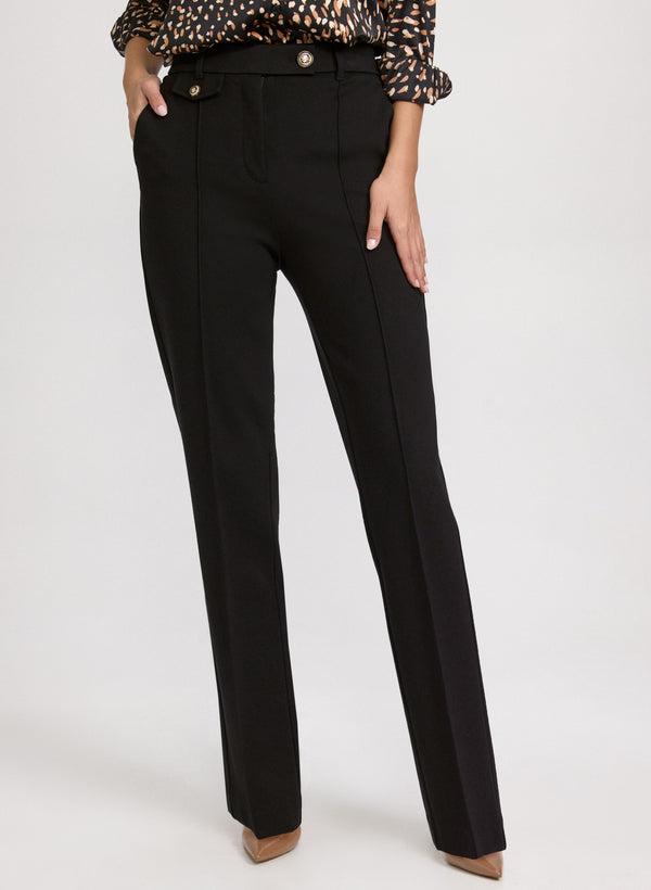 laura Mia Straight-Leg Pants