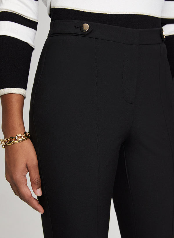 Laura Mia Straight-Leg Pants - Short