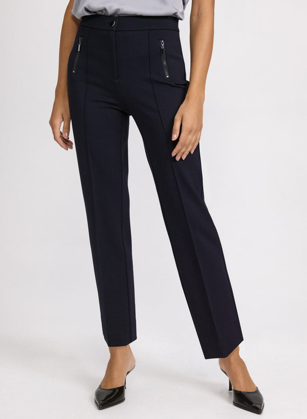 laura Mia Straight-Leg Pants