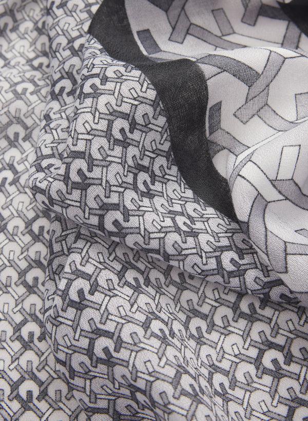 Laura Mixed Geometric Print Scarf