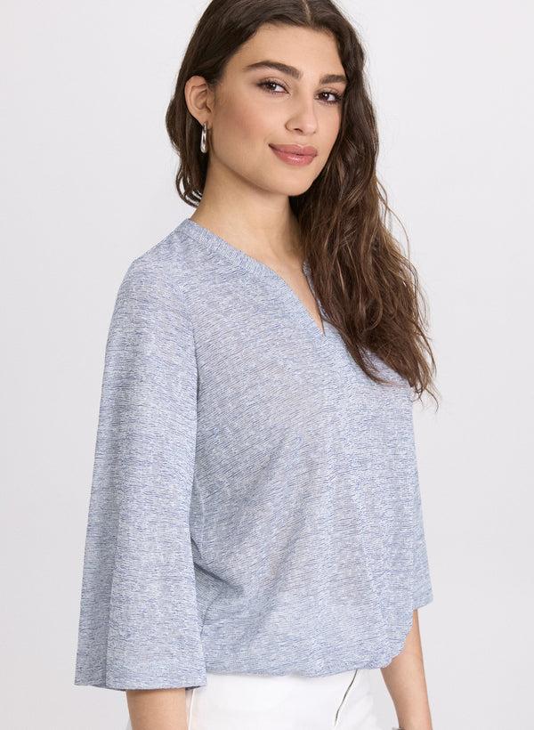 Laura Mixed Knit Top