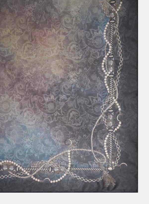 Laura Mixed Paisley Print Scarf