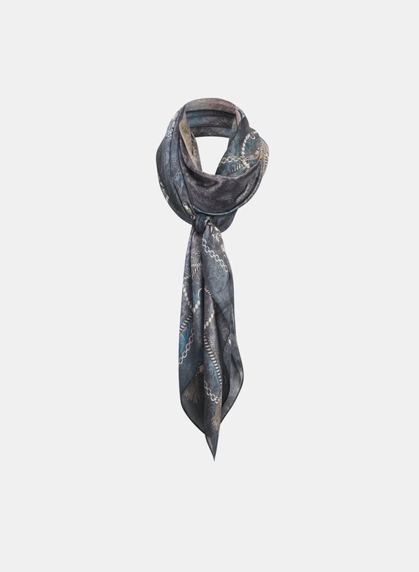 laura Mixed Paisley Print Scarf