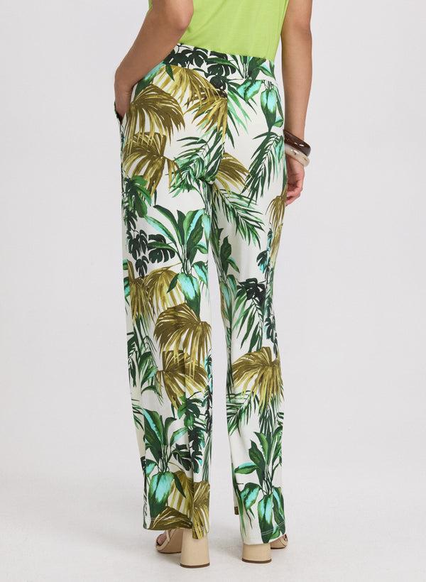 Laura Olivia Leaf Print Pants