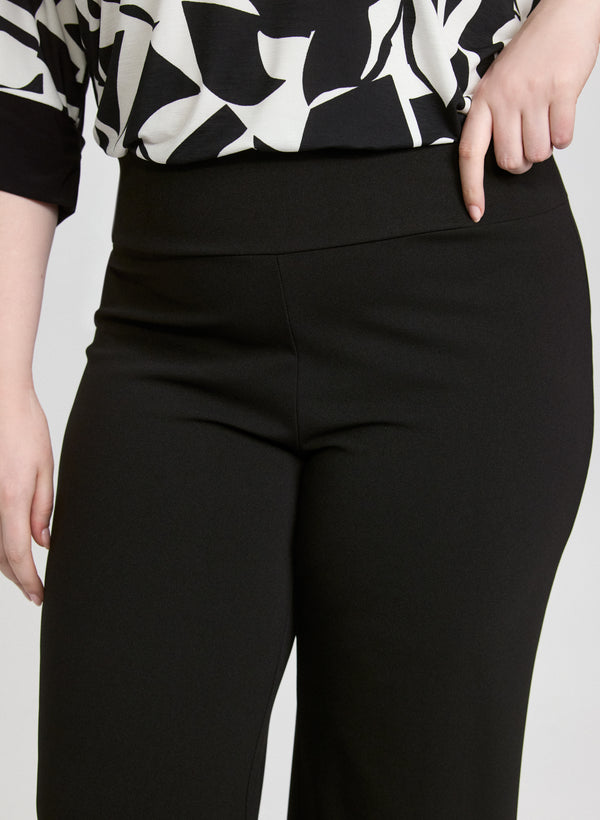 Laura Olivia Pull-On Wide-Leg Pants