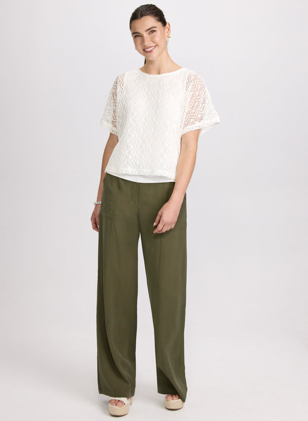 Laura Olivia Wide-Leg Pants