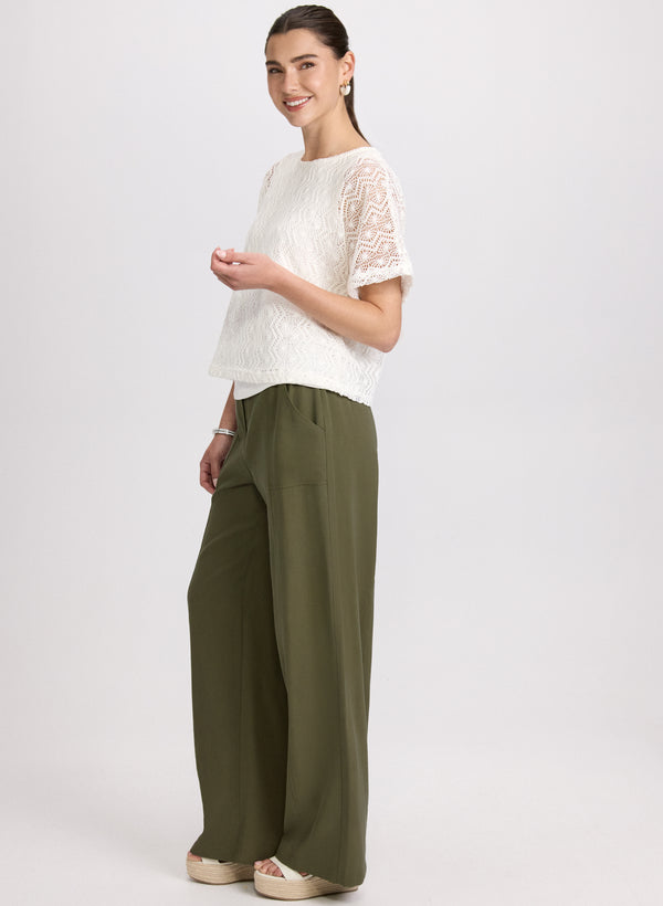 Laura Olivia Wide-Leg Pants