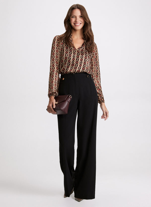 Laura Olivia Wide-Leg Pants - Regular