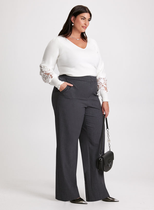 Laura Olivia Wide-Leg Pants – Regular