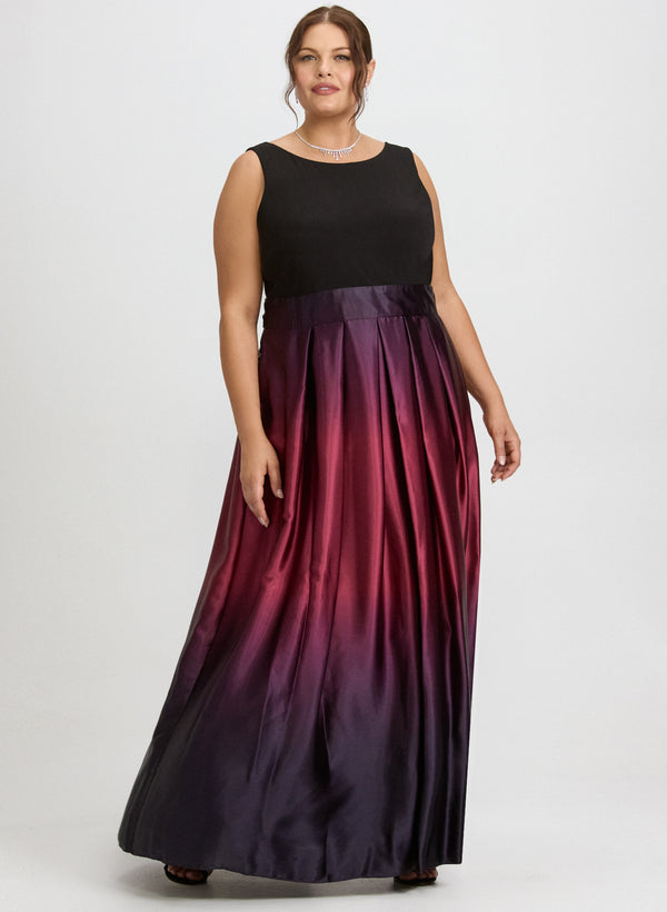 laura Ombre Ballgown Dress