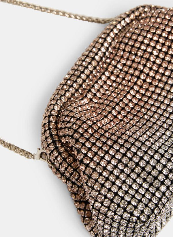 Laura Ombre Crystal Embellished Clutch