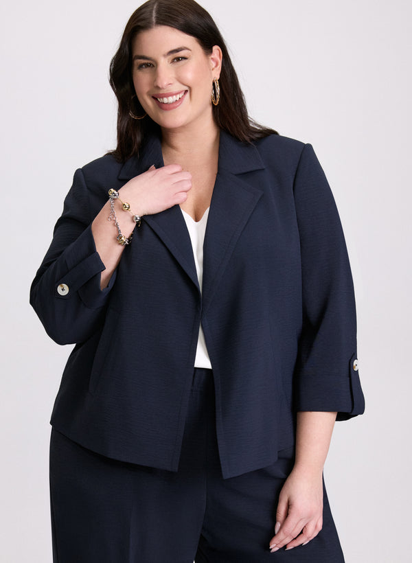 laura Open Crinkle Jacket