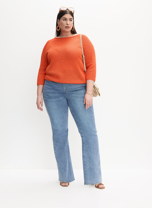 Laura Open Knit Sweater