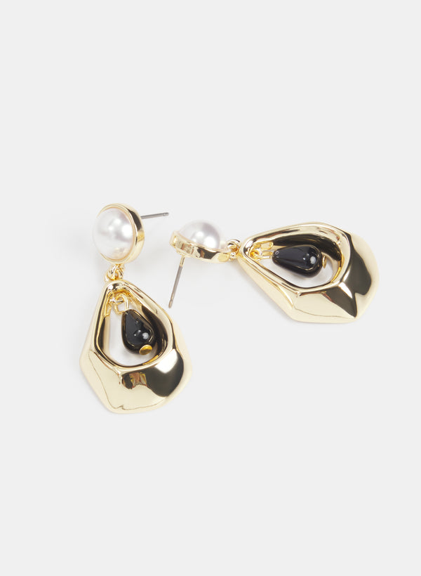 Laura Open Teardrop Earrings