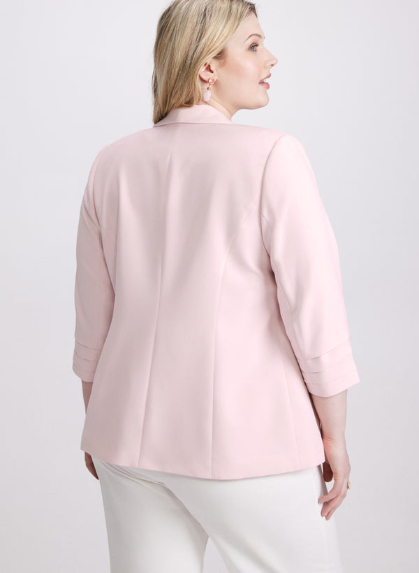 Laura Open Twill Collarless Jacket