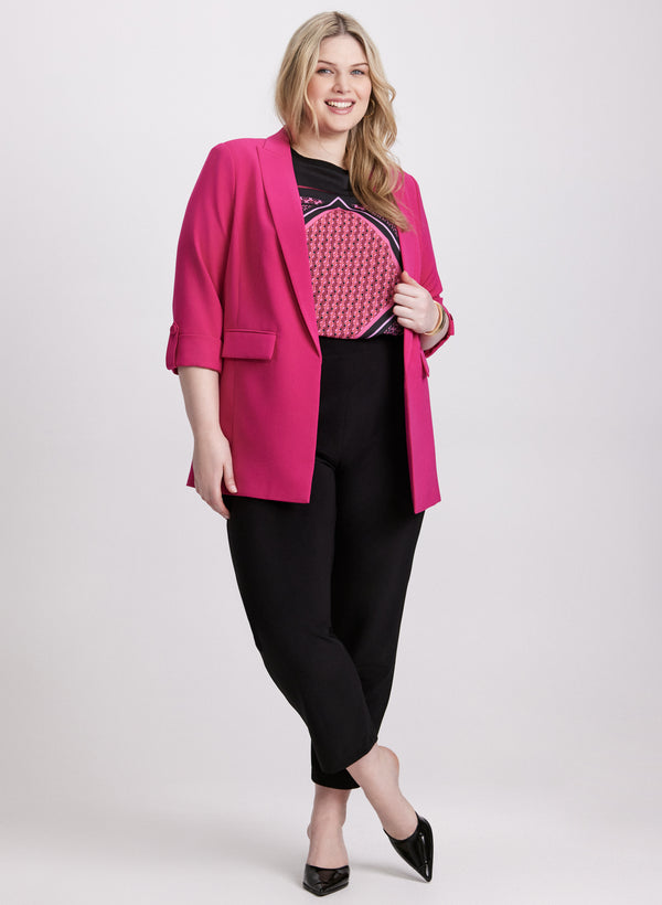 laura Open Twill Jacket & Straight Leg Pants