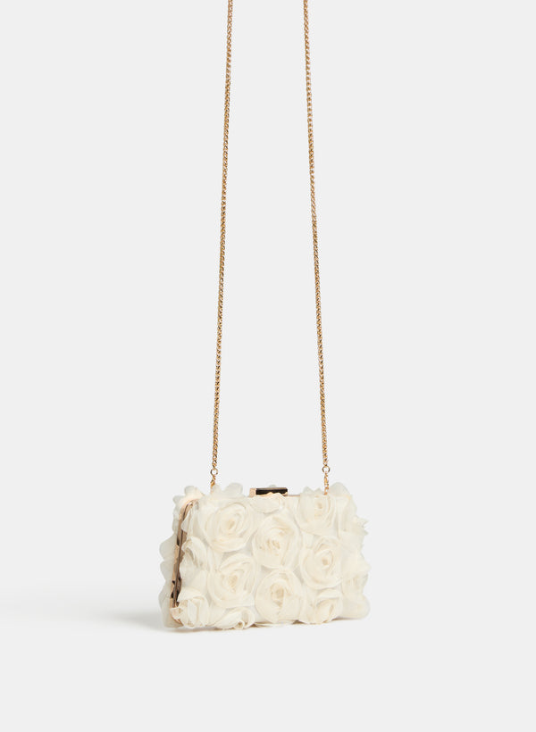 Laura Organza Flower Clutch