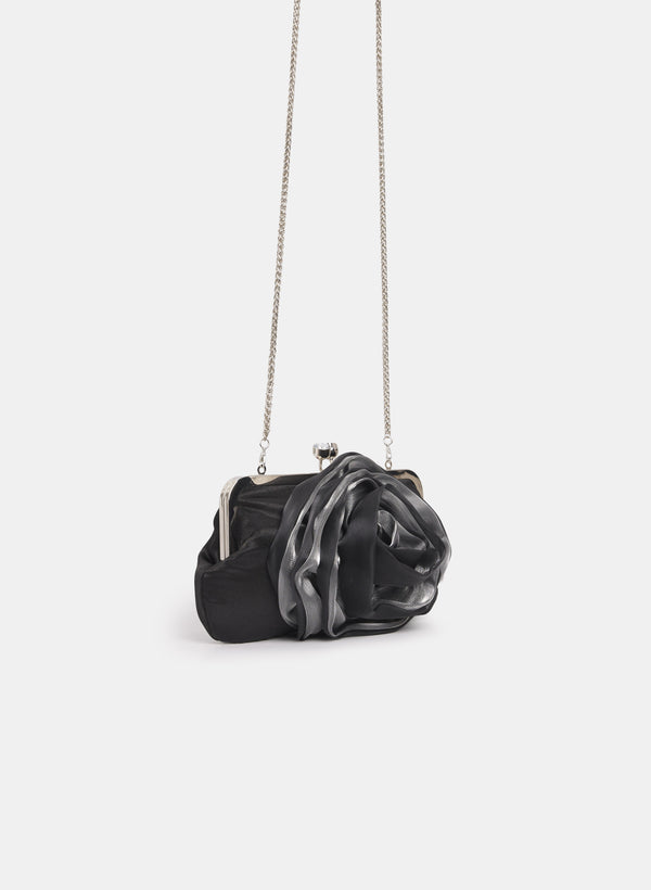 Laura Organza Flower Clutch