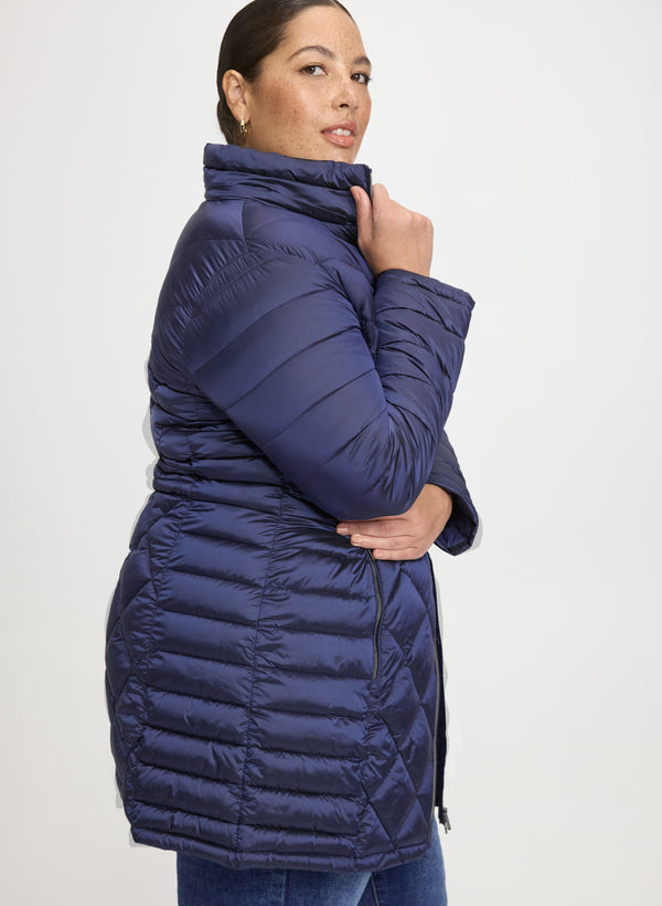 Laura Packable Quilted Coat