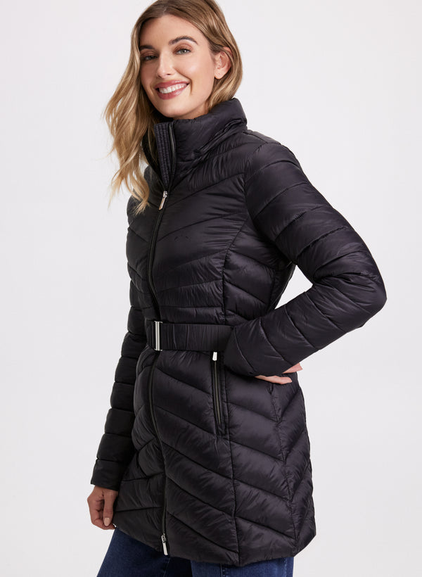 Laura Packable Quilted Coat