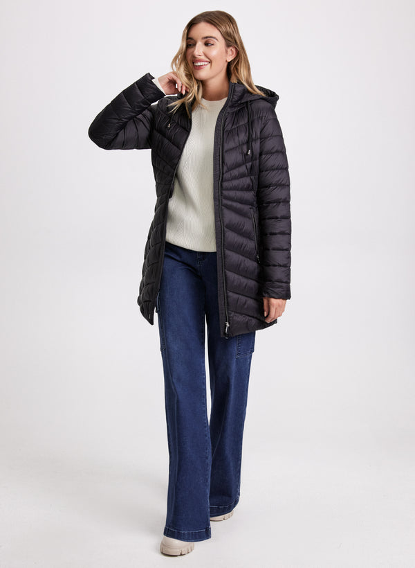 Laura Packable Quilted Coat