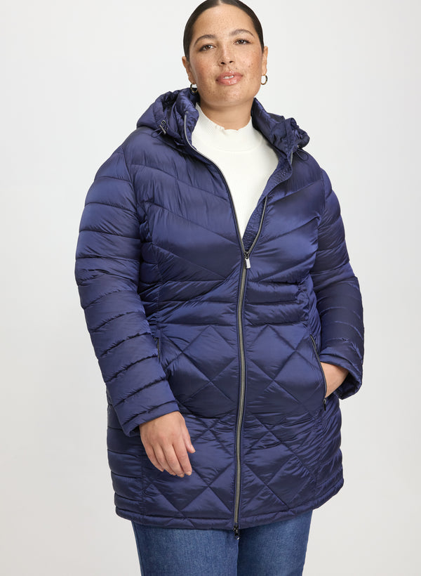 laura Packable Quilted Coat