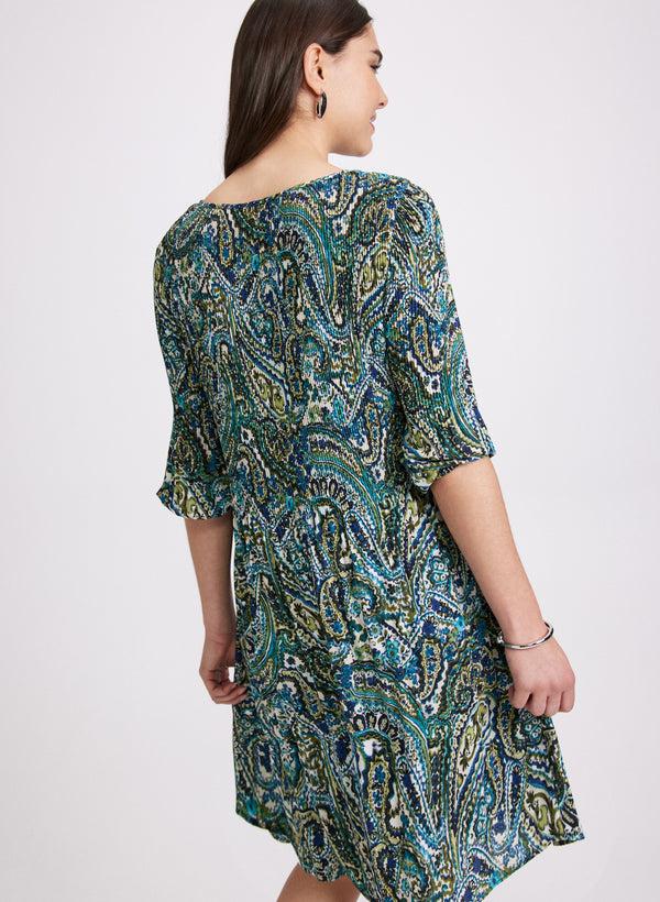 Laura Paisley Chiffon Dress