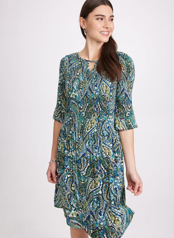 laura Paisley Chiffon Dress