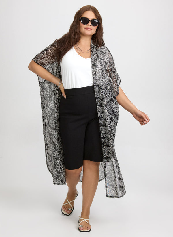 Laura Paisley Mesh Cover-Up