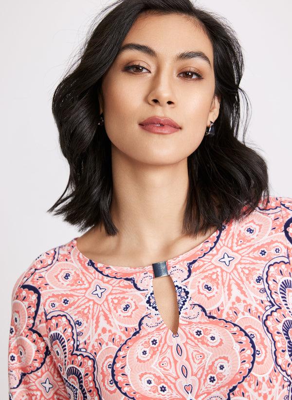 Laura Paisley Midi Dress