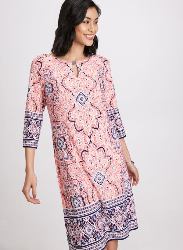 Laura Paisley Midi Dress
