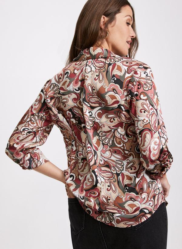 Laura Paisley Print Blouse
