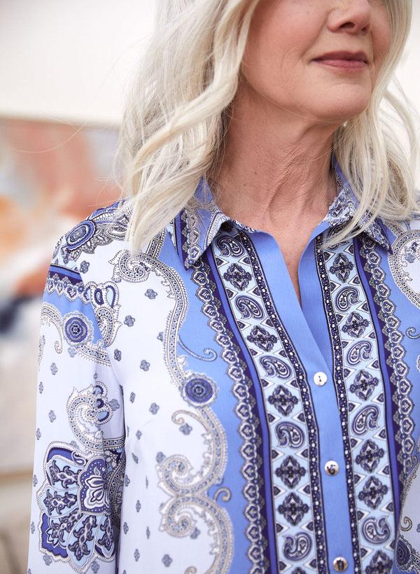 Laura Paisley Print Blouse