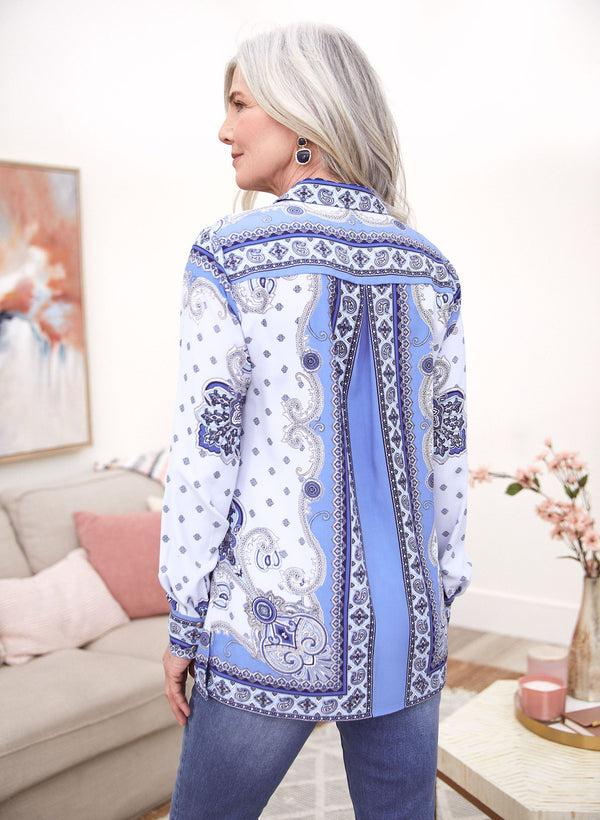 Laura Paisley Print Blouse