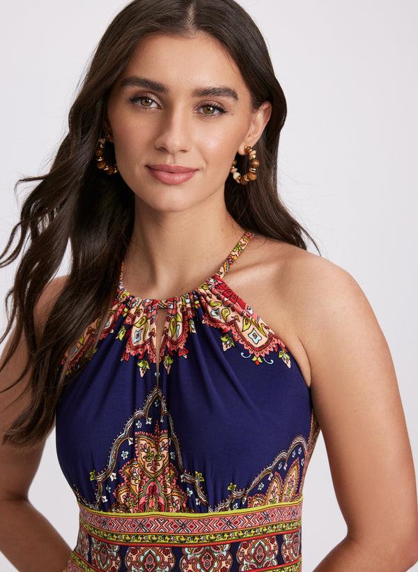 Laura Paisley Print Dress