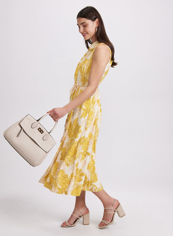 Laura Paisley Print Shirt Dress