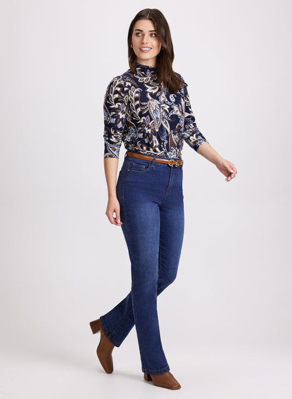 Laura Paisley Print Top