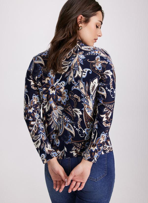 Laura Paisley Print Top